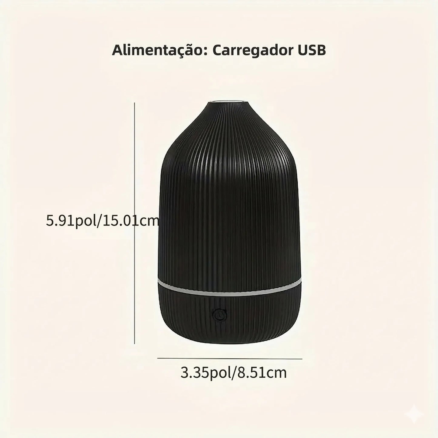 Difusor de Aroma e Humidificador USB 2 em 1